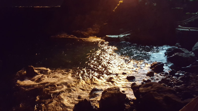 Jetty at night